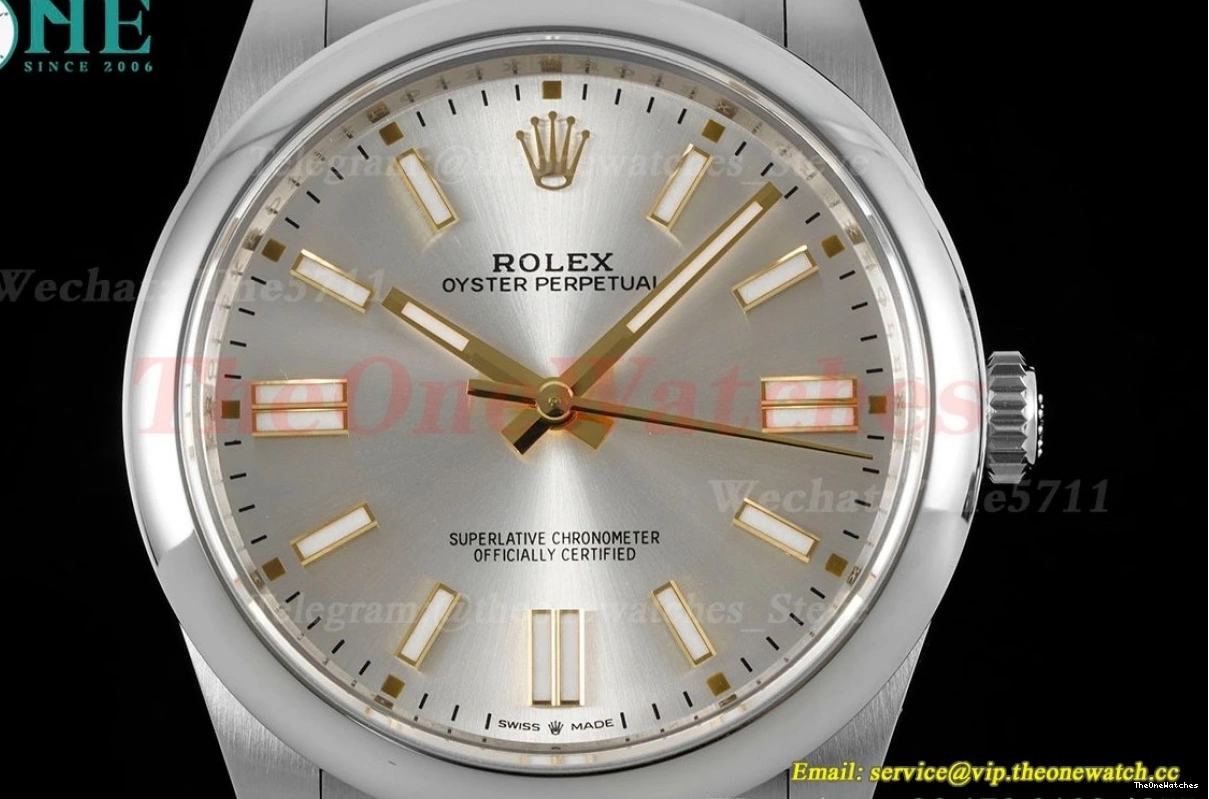 41mm SS Silver SS VS3230 Perpetual Oyster VSF 124300 Dial 0402